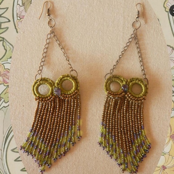 Boho earrings - Picture 3 of 3
